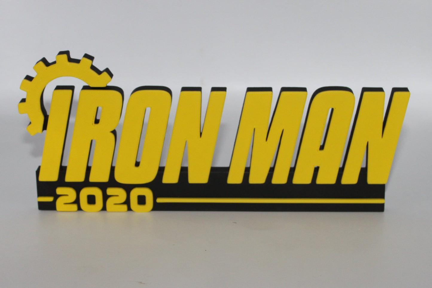 Iron Man 2020 3D printed Logo Sign Wall Desk Shelf Art