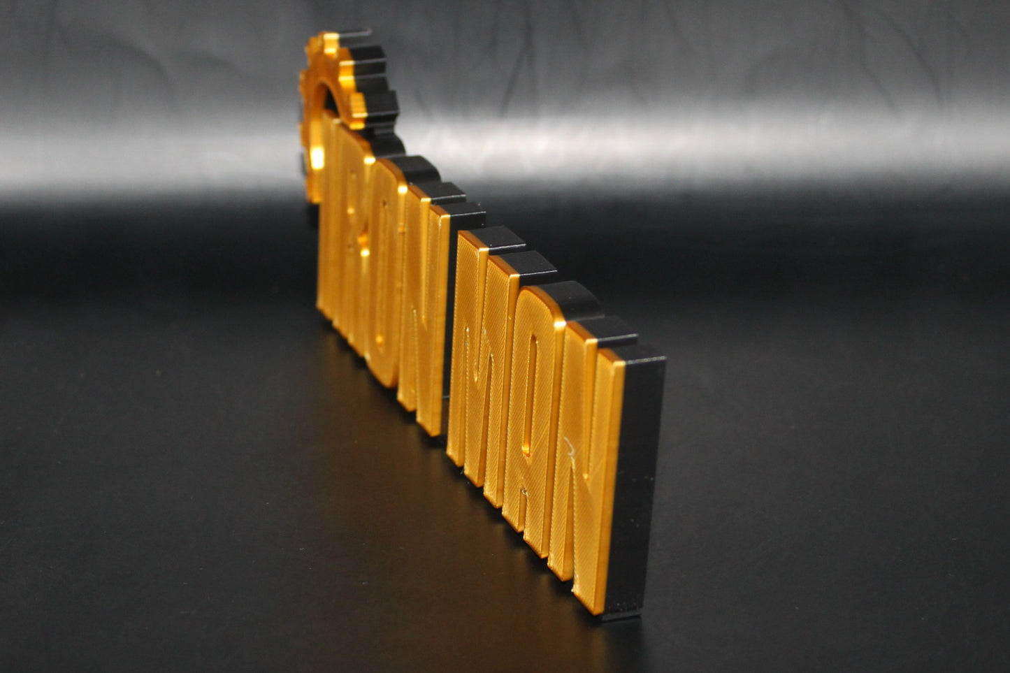 Iron Man 3D printed Logo Sign Wall Desk Shelf Art