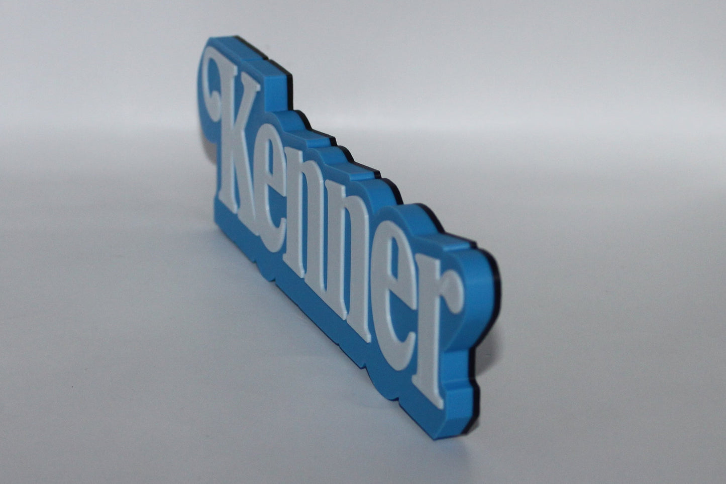 Kenner 3D printed Logo Sign Wall Desk Shelf Art