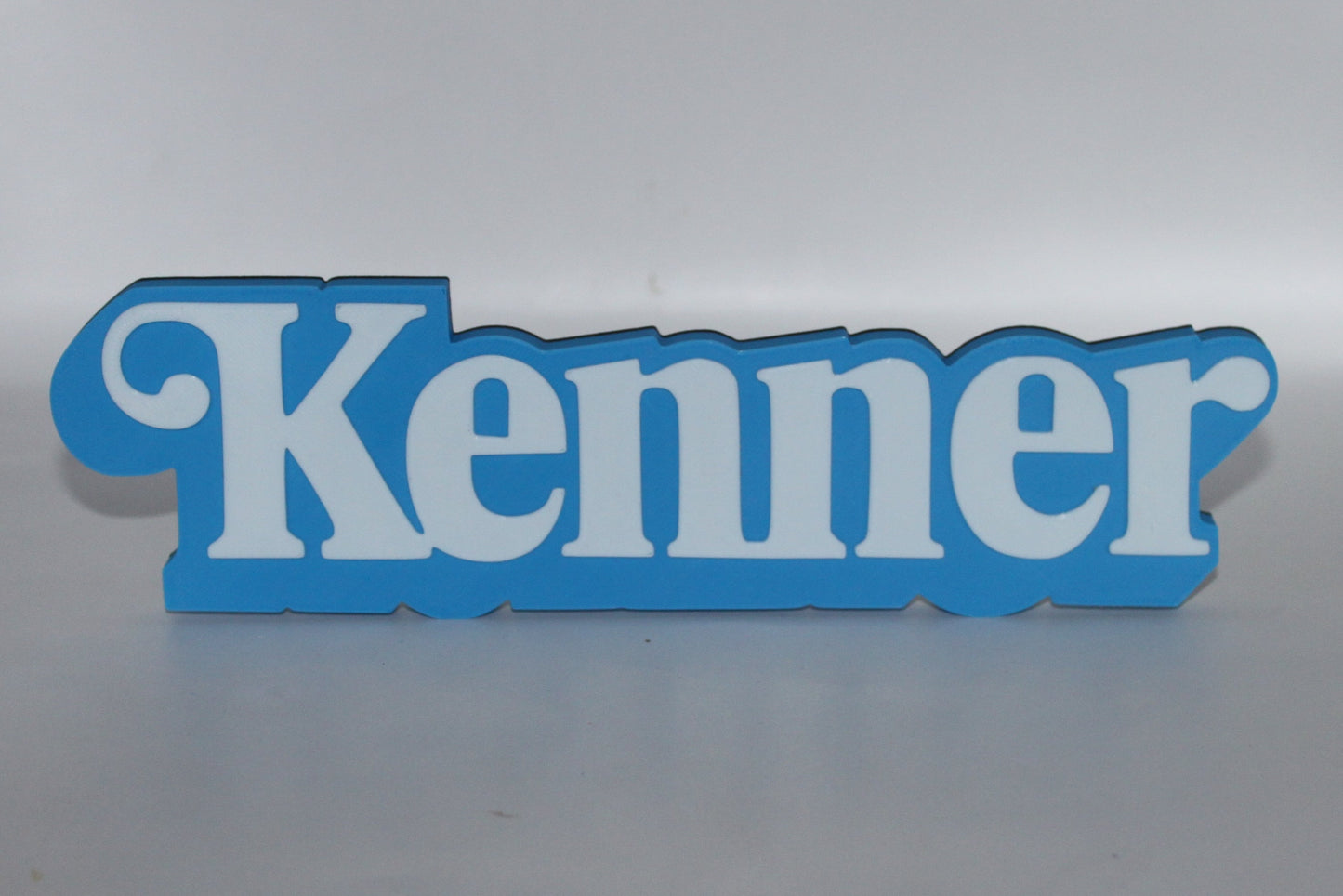 Kenner 3D printed Logo Sign Wall Desk Shelf Art