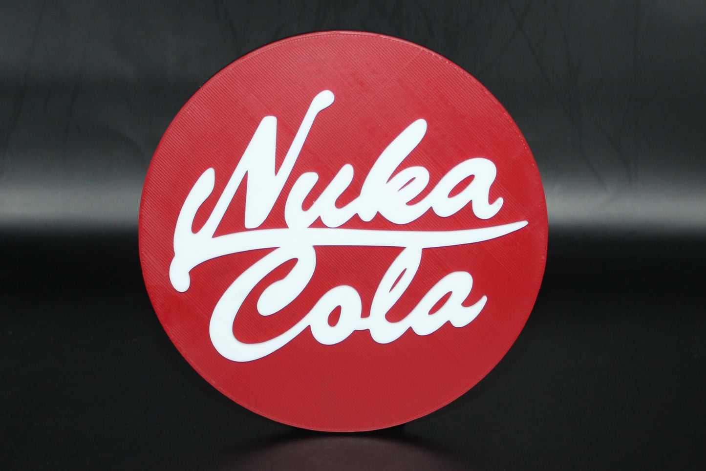 Nuka Cola 3D printed Logo Sign Wall Desk Shelf Art