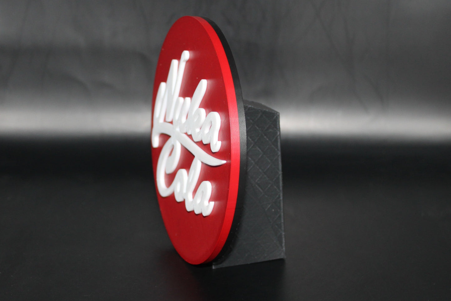 Nuka Cola 3D printed Logo Sign Wall Desk Shelf Art