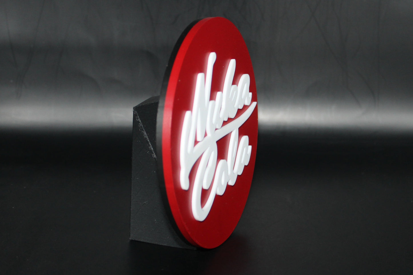 Nuka Cola 3D printed Logo Sign Wall Desk Shelf Art