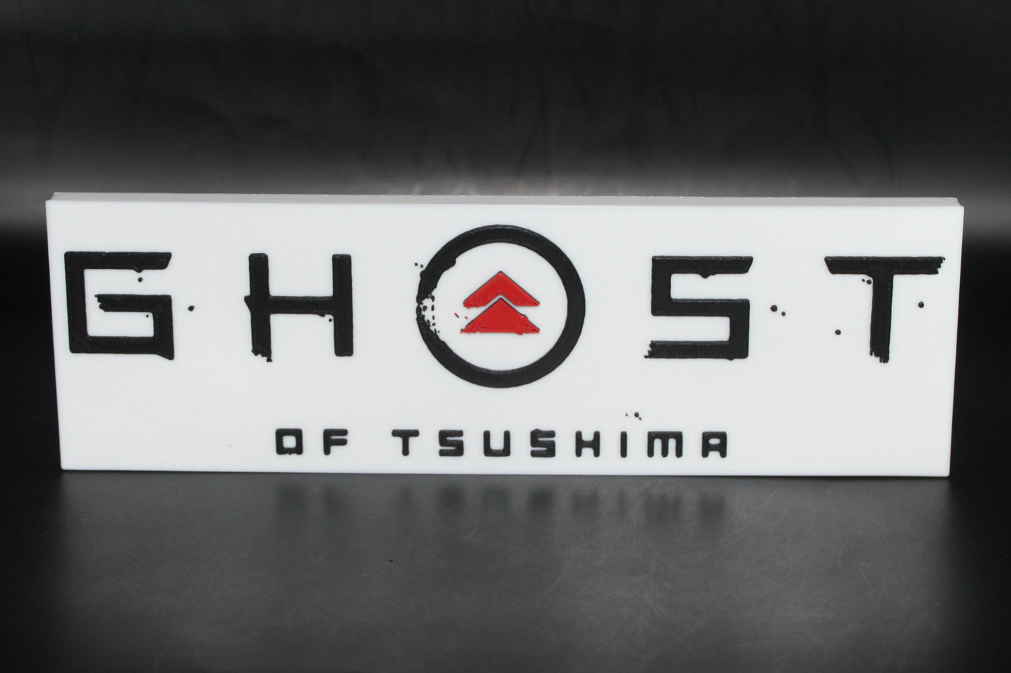 Ghost of Tsushima 3D printed Logo Sign Wall Desk Shelf Art