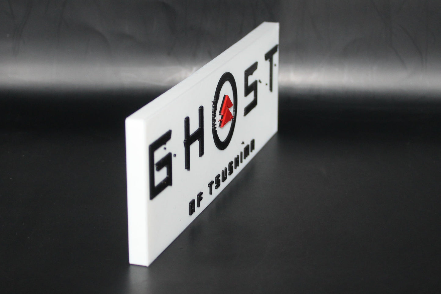 Ghost of Tsushima 3D printed Logo Sign Wall Desk Shelf Art