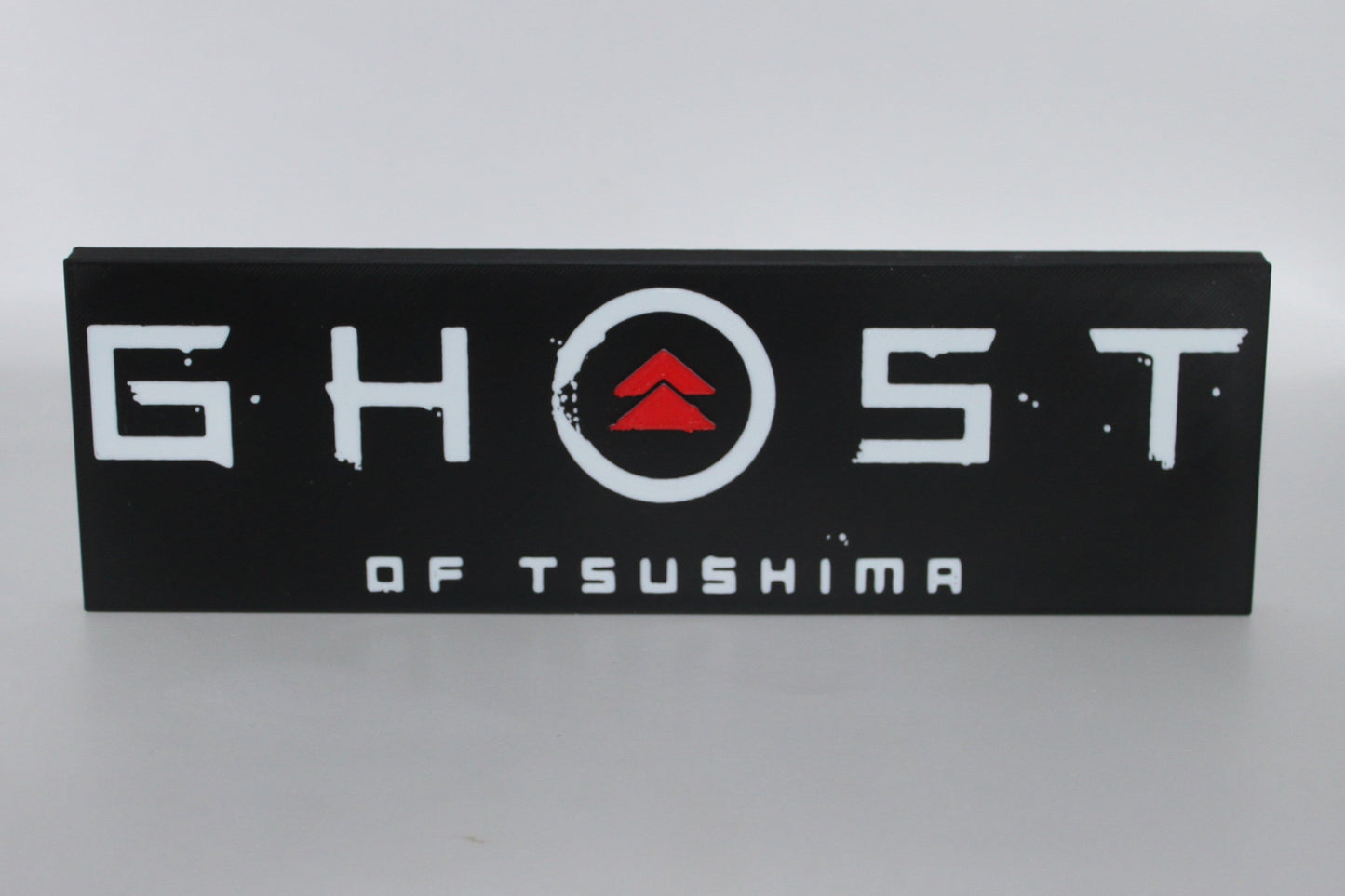 Ghost of Tsushima 3D printed Logo Sign Wall Desk Shelf Art