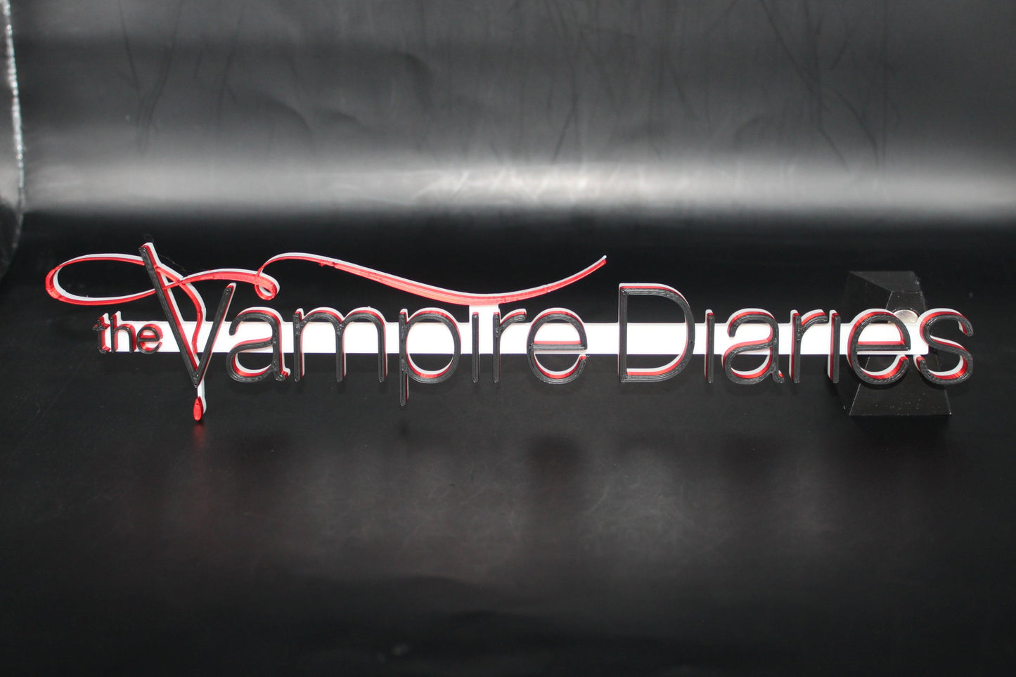 the Vampire Diaries 3D printed Logo Sign Wall Desk Shelf Art