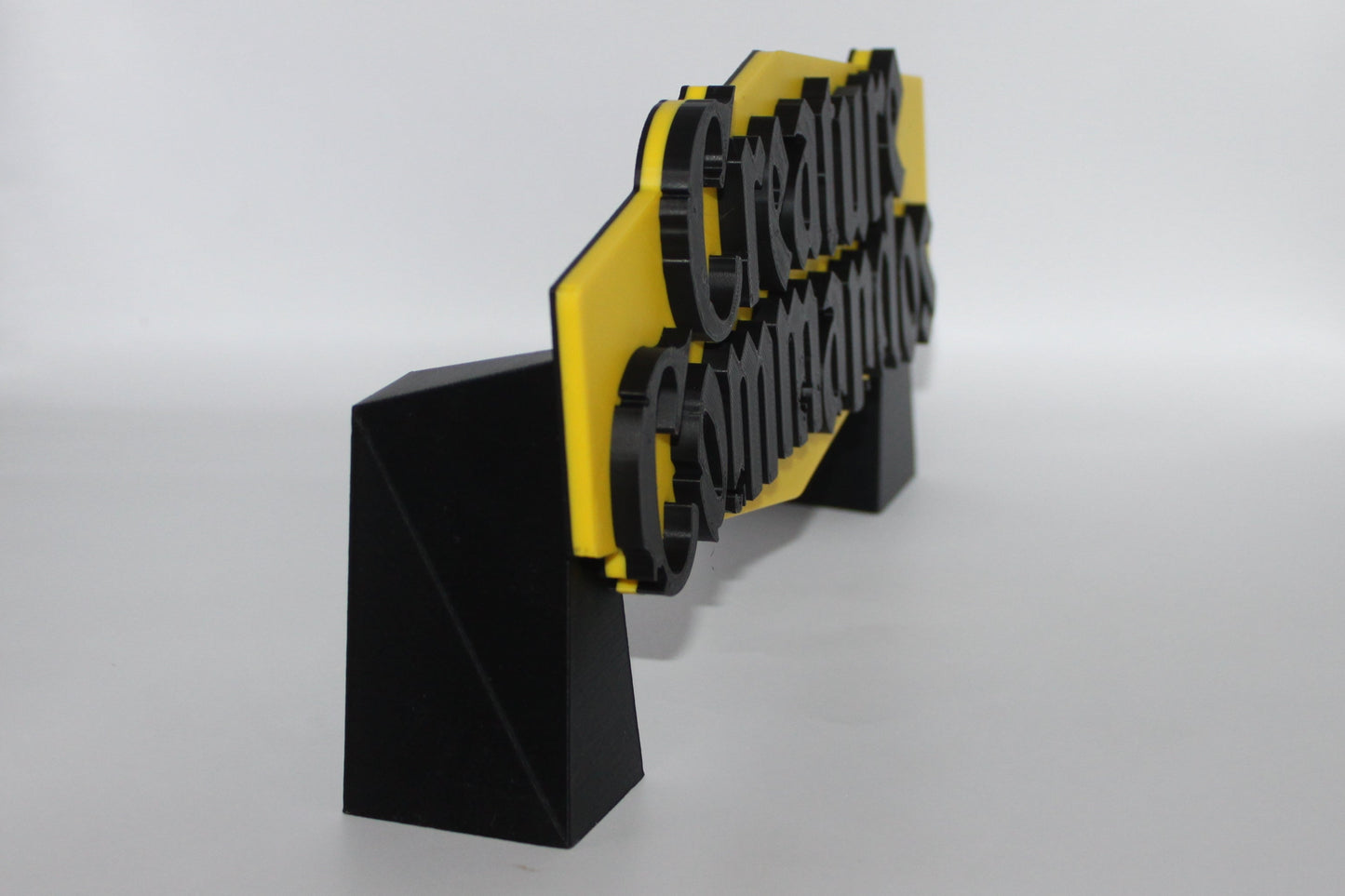 Creature Commandos 3D printed Logo Sign Wall Desk Shelf Art