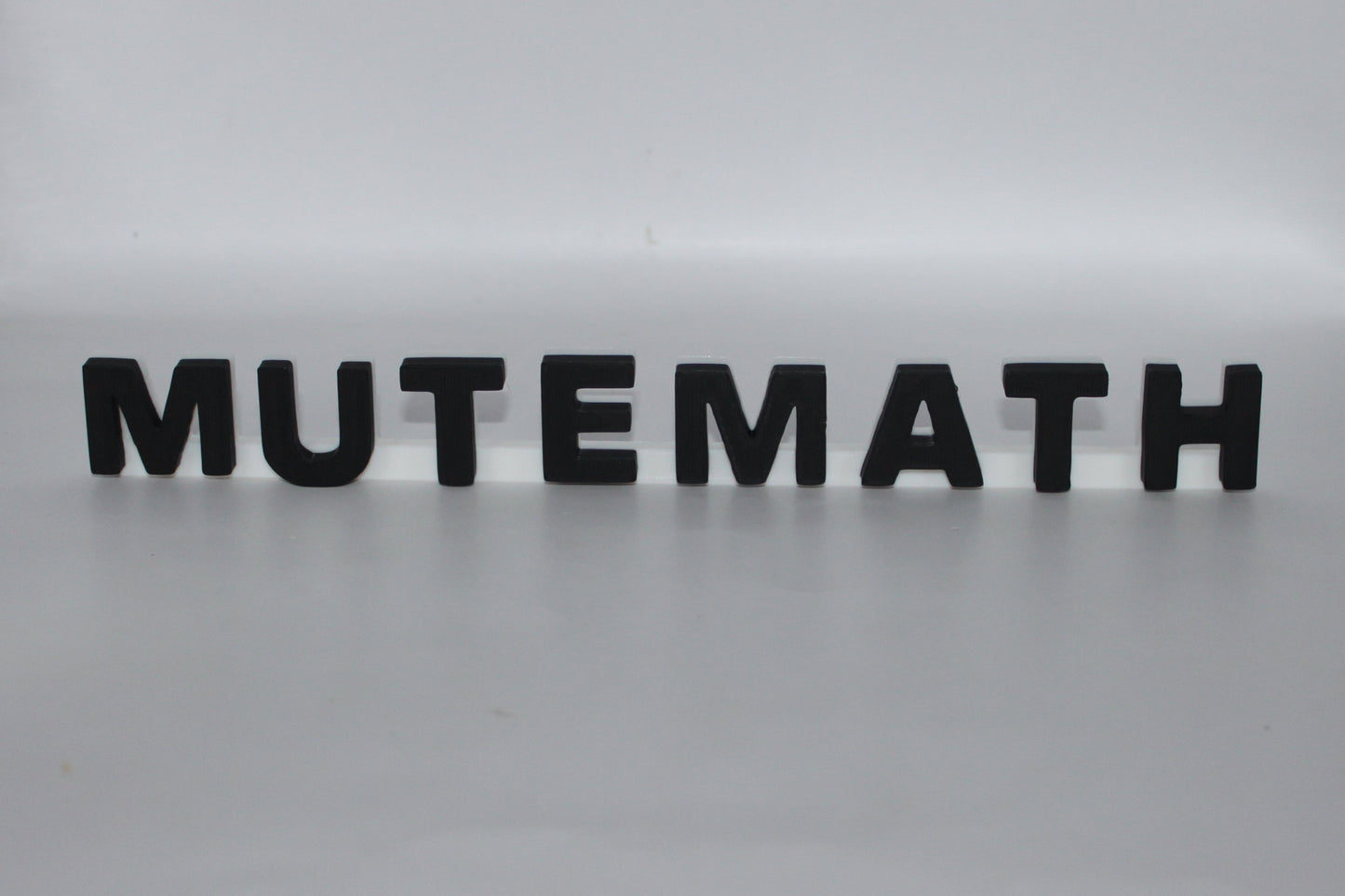 MUTEMATH 3D printed Logo Sign Wall Desk Shelf Art