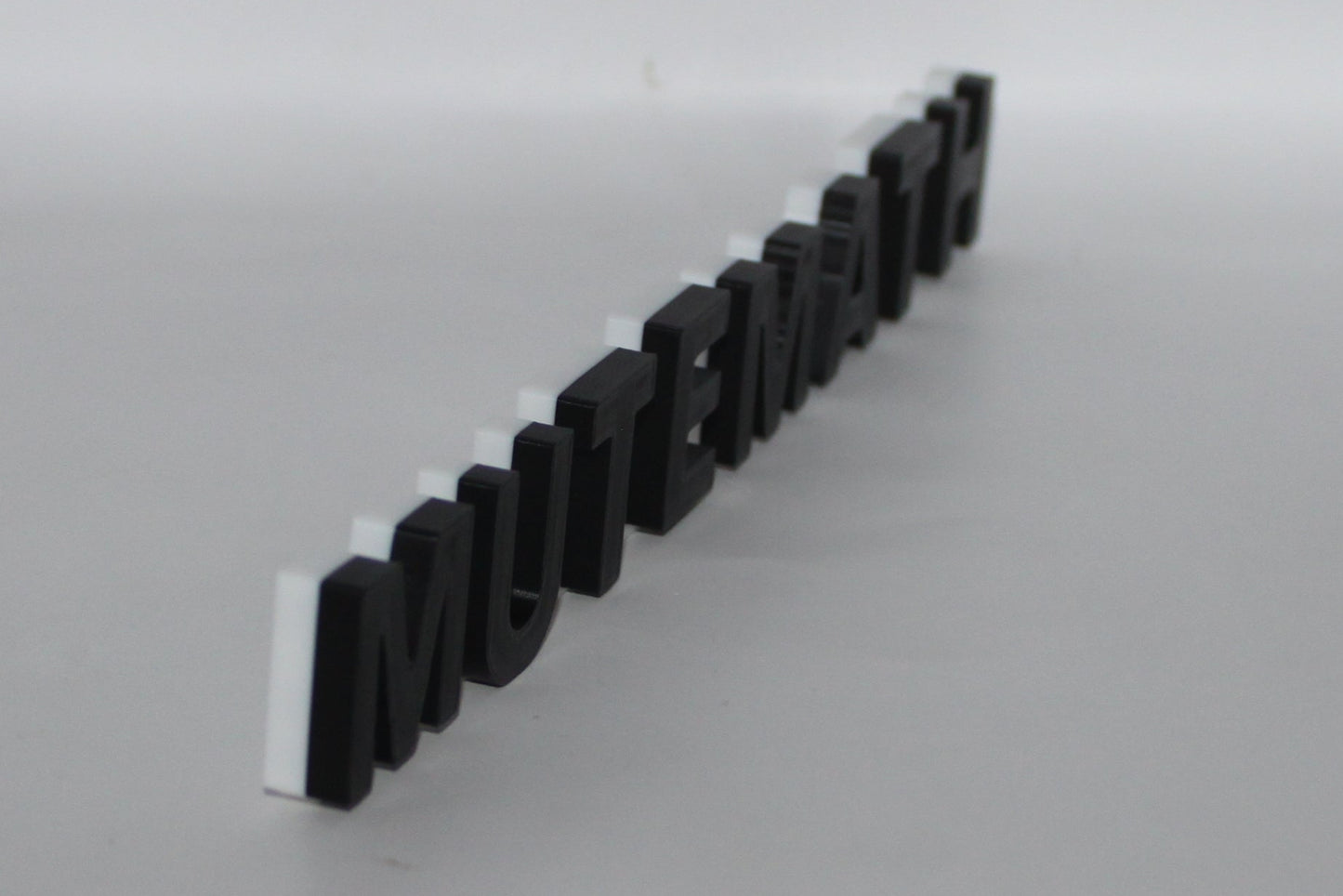 MUTEMATH 3D printed Logo Sign Wall Desk Shelf Art