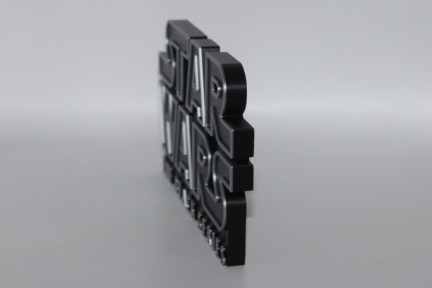 Star Wars The Black Series 3D printed Logo Sign Wall Desk Shelf Art