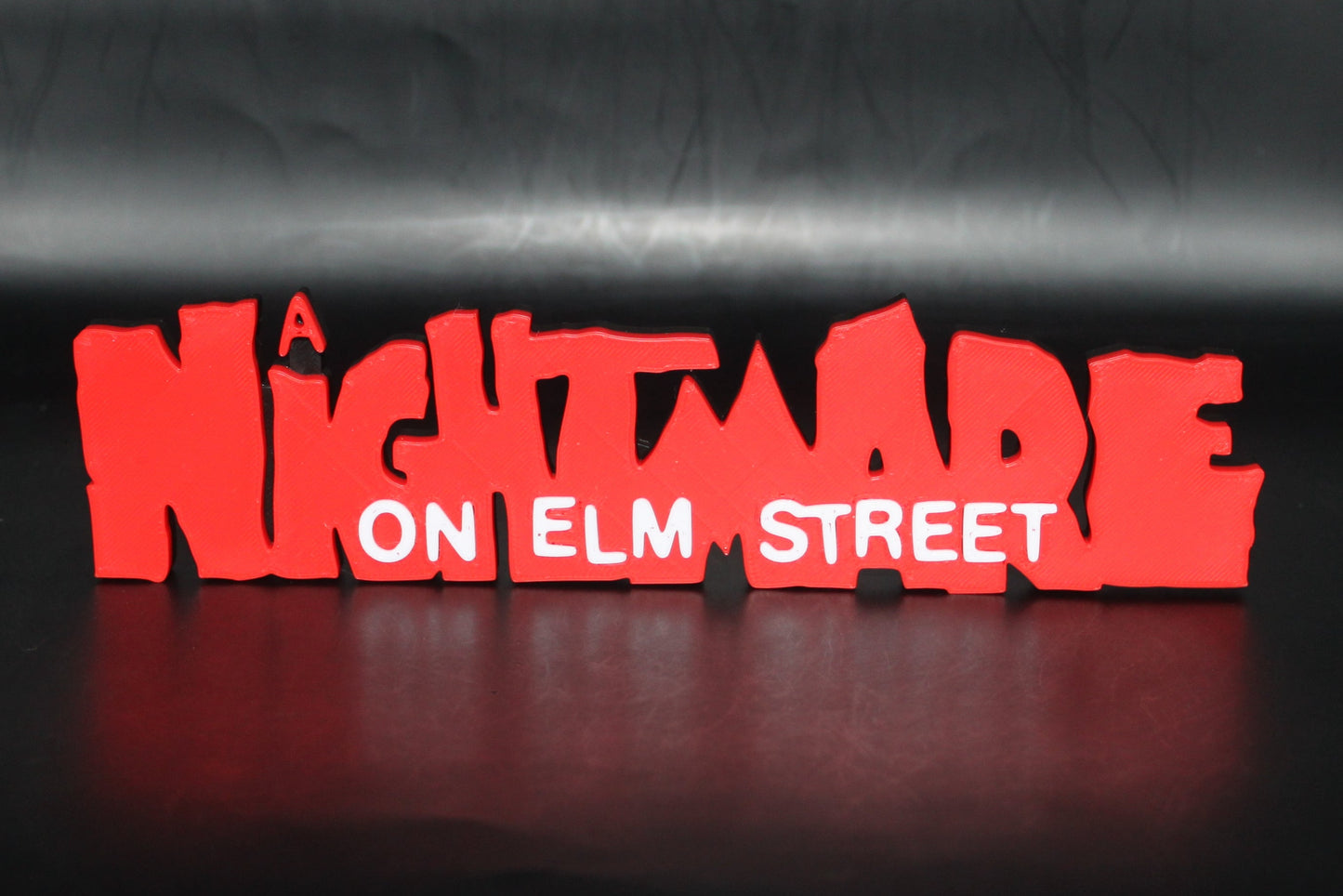 A Nightmare On Elm Street 3D printed Logo Sign Wall Desk Shelf Art