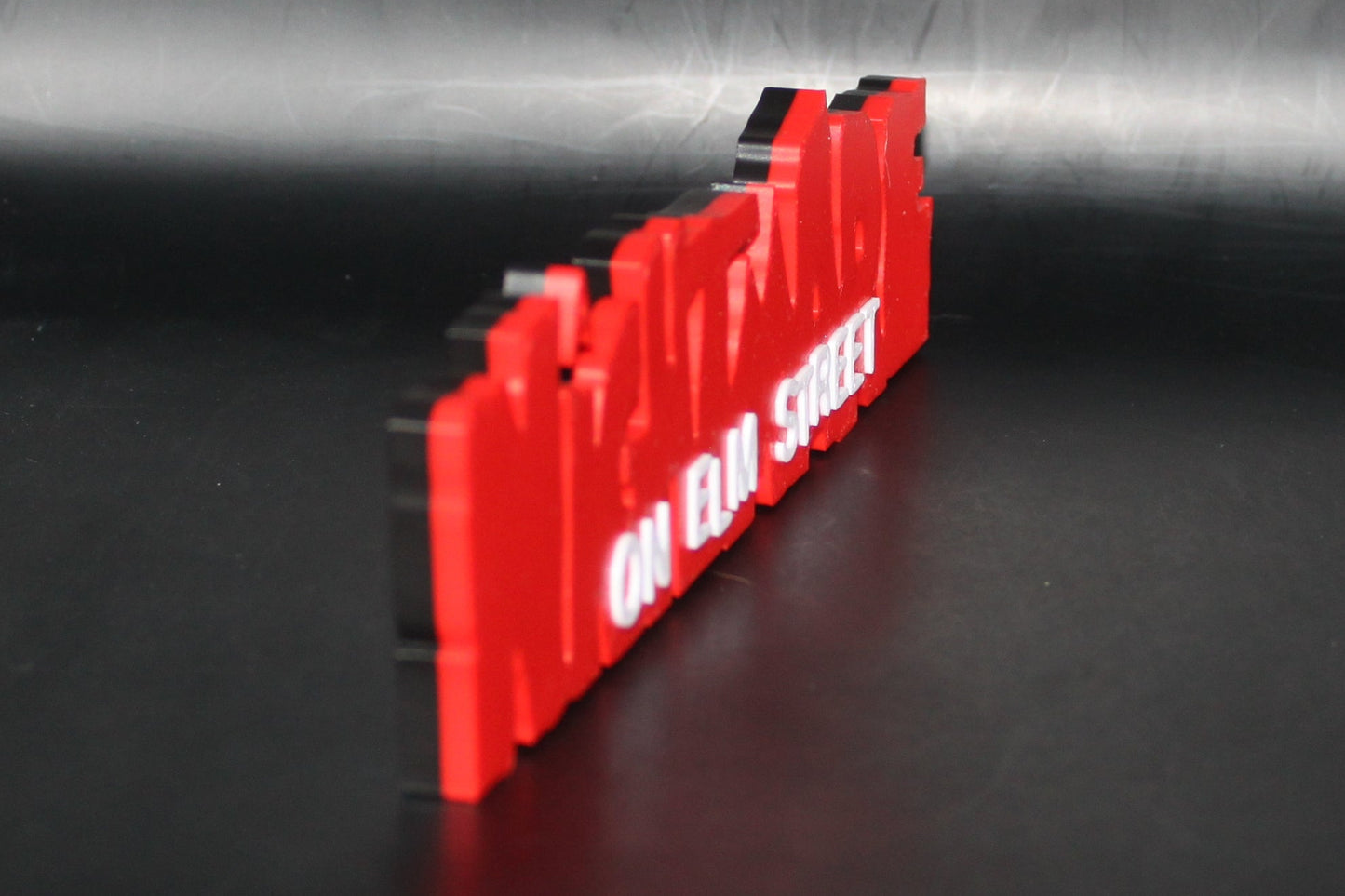 A Nightmare On Elm Street 3D printed Logo Sign Wall Desk Shelf Art