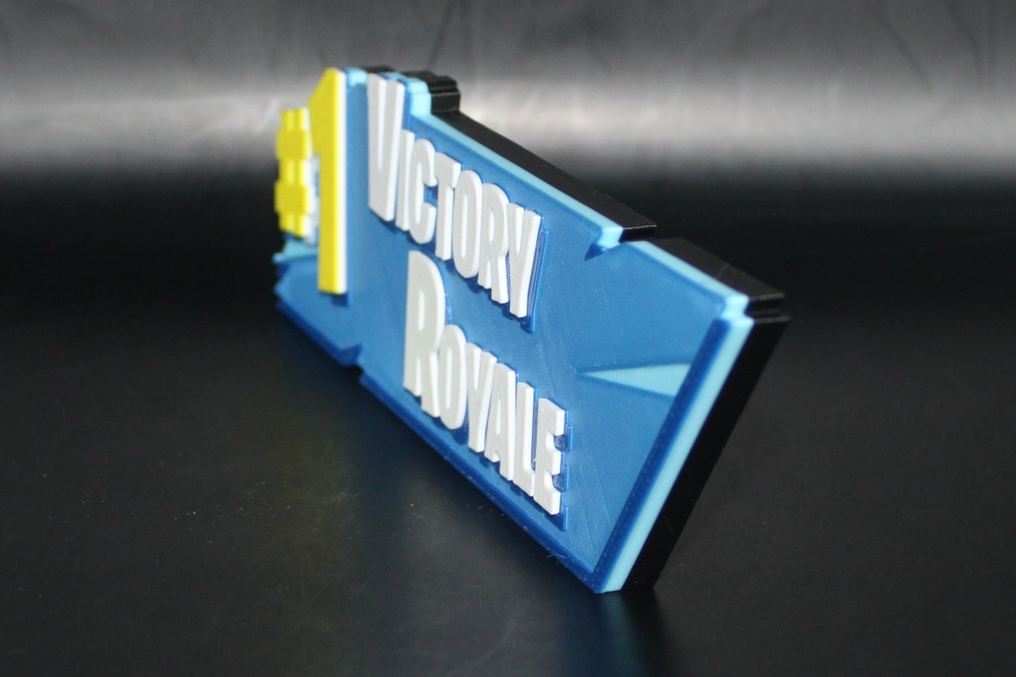 Victory Royale, Fortnite 3D printed Logo Sign Wall Desk Shelf Art