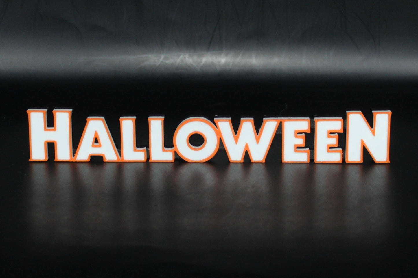 Halloween 3D printed Logo Sign Wall Desk Shelf Art