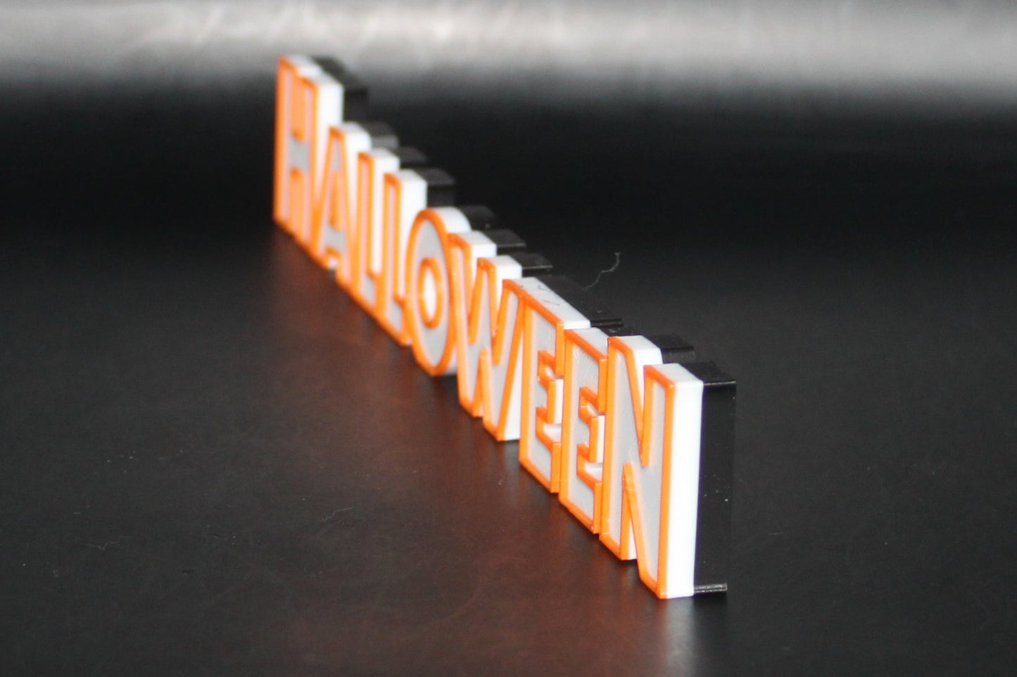 Halloween 3D printed Logo Sign Wall Desk Shelf Art