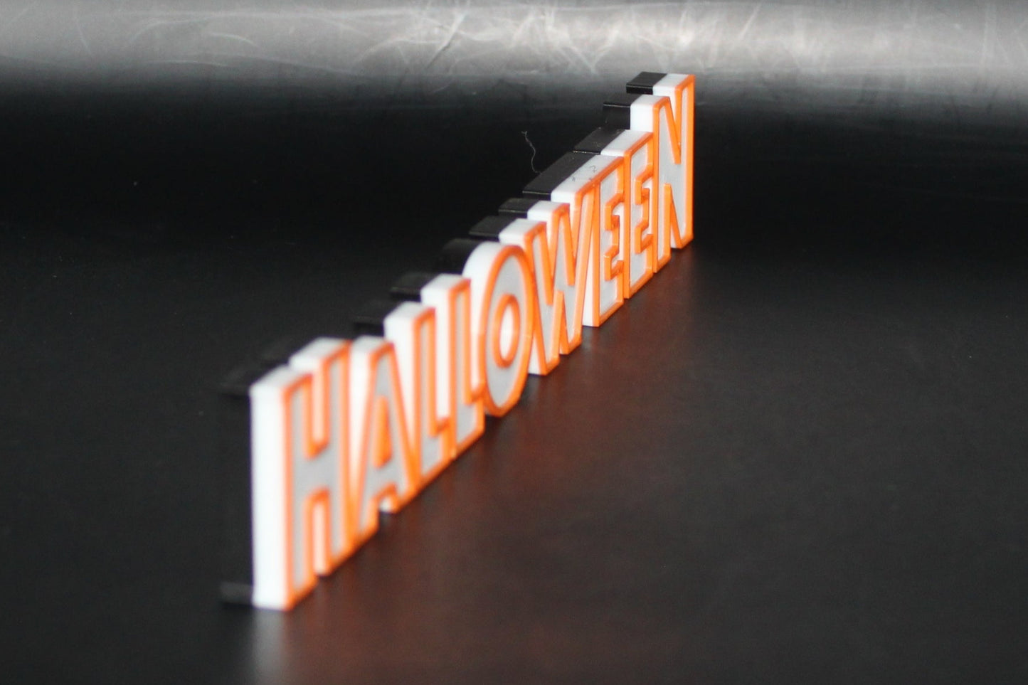 Halloween 3D printed Logo Sign Wall Desk Shelf Art