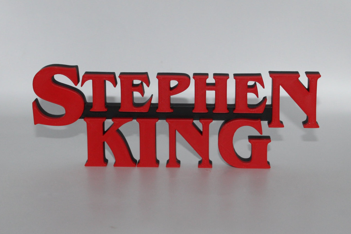 Stephen King 3D printed Logo Sign Wall Desk Shelf Art
