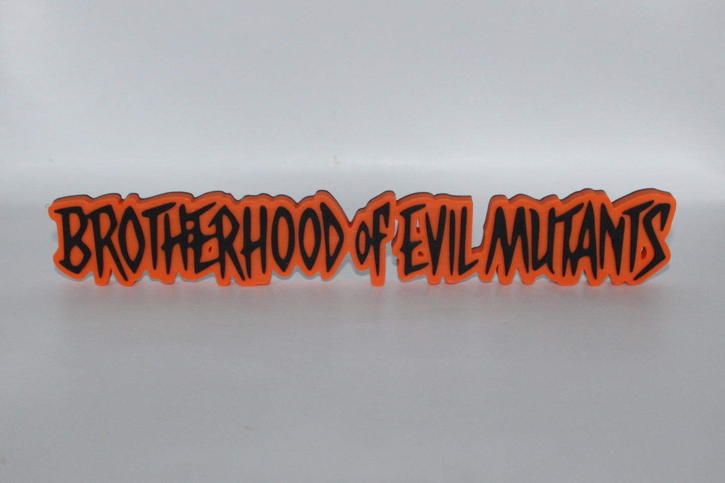 Brotherhood of evil mutant's 3D printed Logo Sign Wall Desk Shelf Art