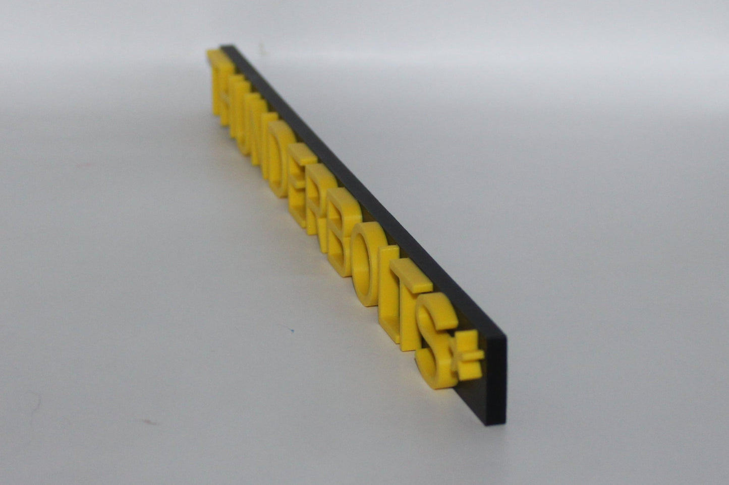 Thunderbolts 3D printed Logo Sign Wall Desk Shelf Art