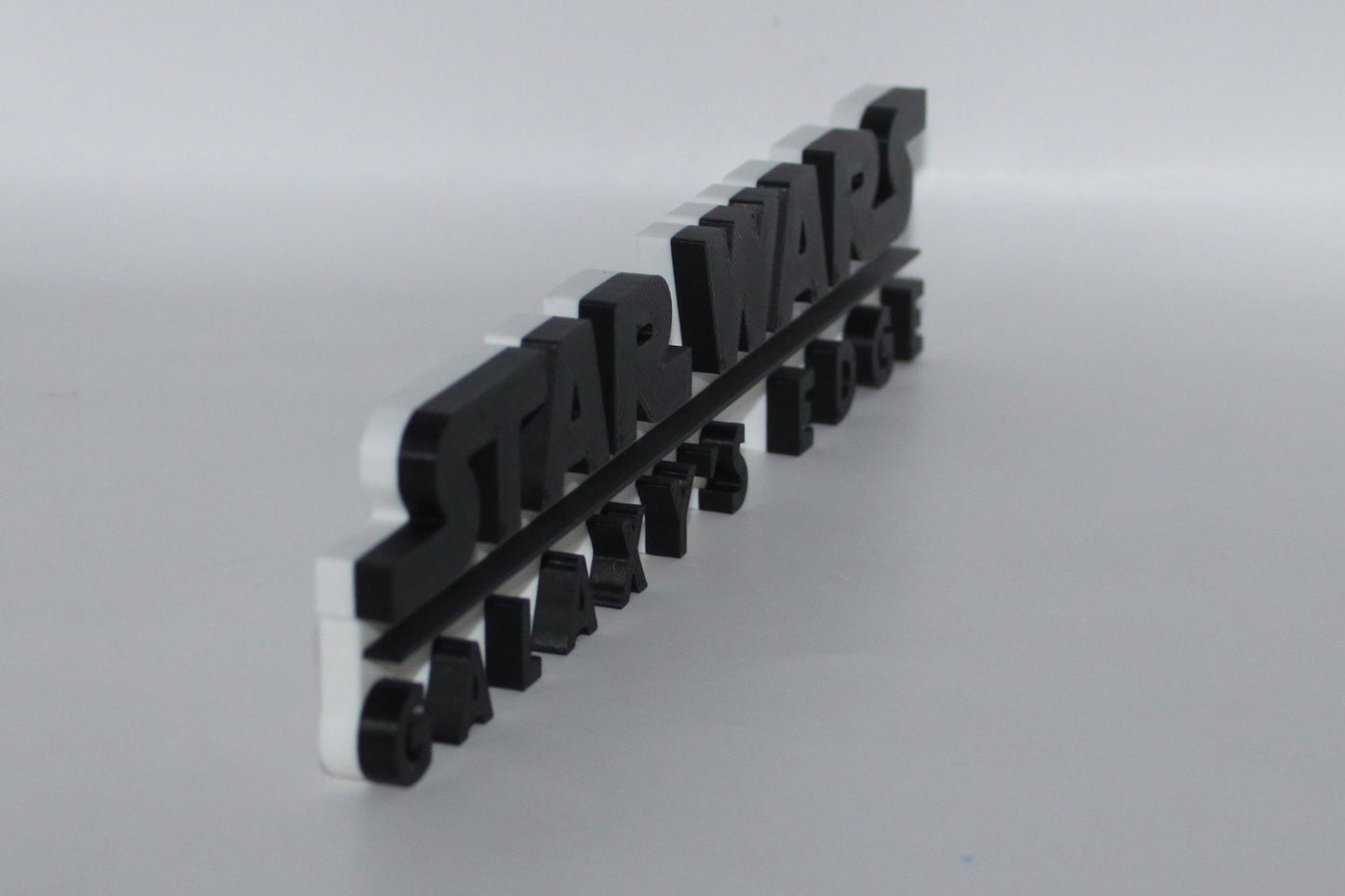 Star Wars Galaxy's Edge 3D printed Logo Sign Wall Desk Shelf Art