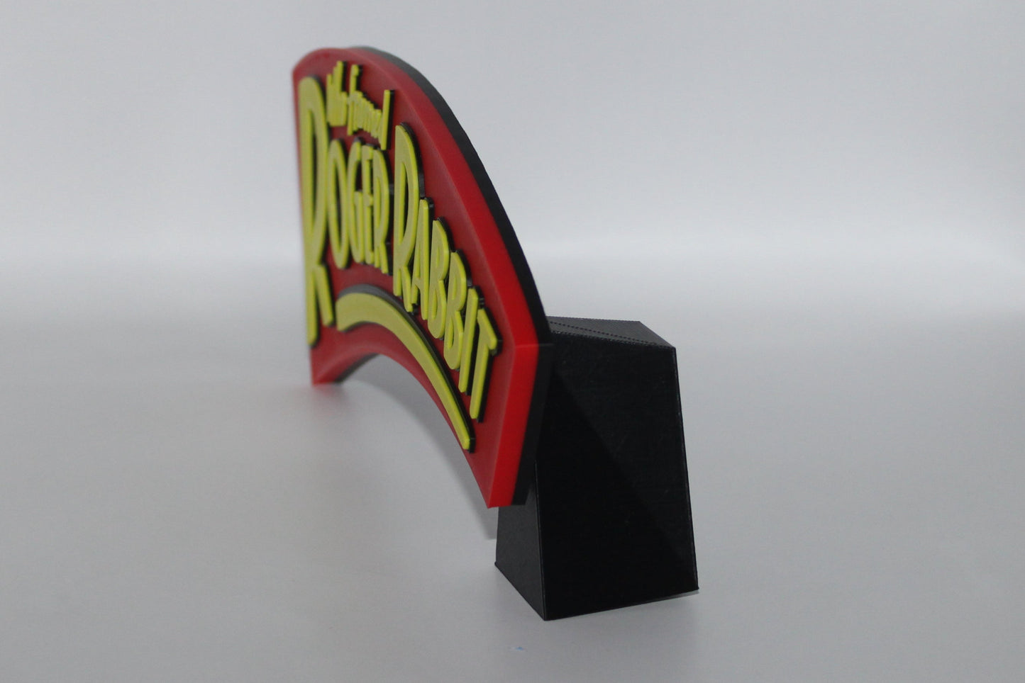 Who Framed Roger Rabbit 3D printed Logo Sign Wall Desk Shelf Art