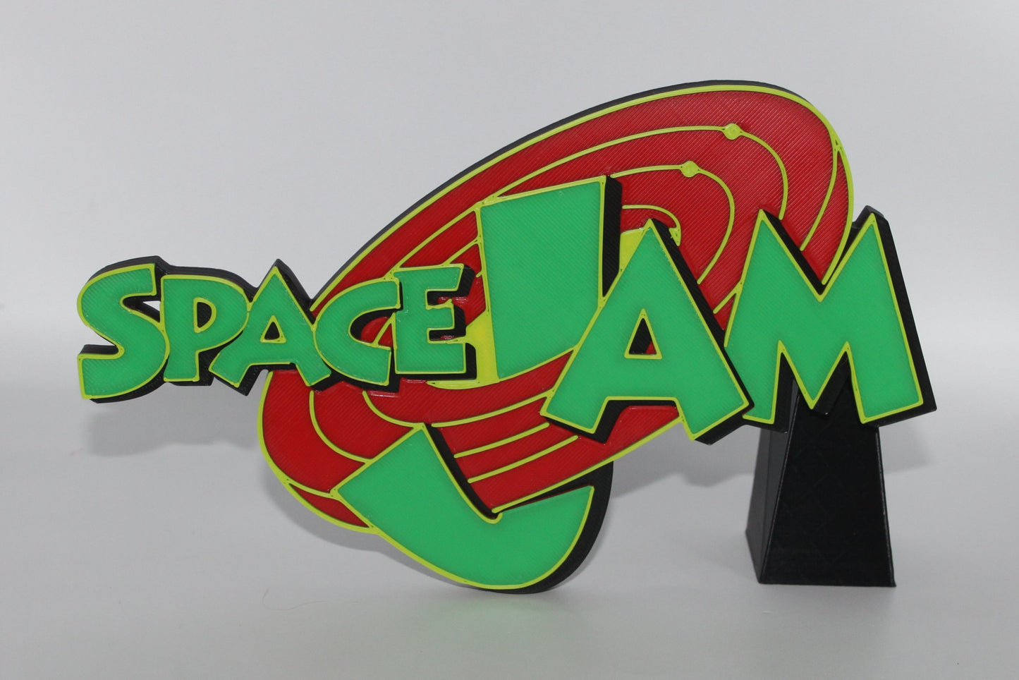 Space Jam 3D printed Logo Sign Wall Desk Shelf Art