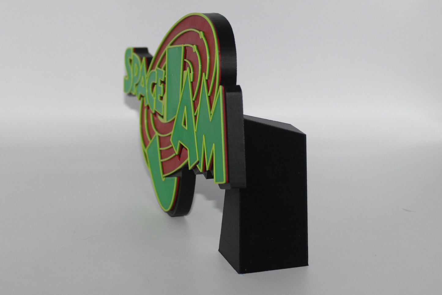 Space Jam 3D printed Logo Sign Wall Desk Shelf Art