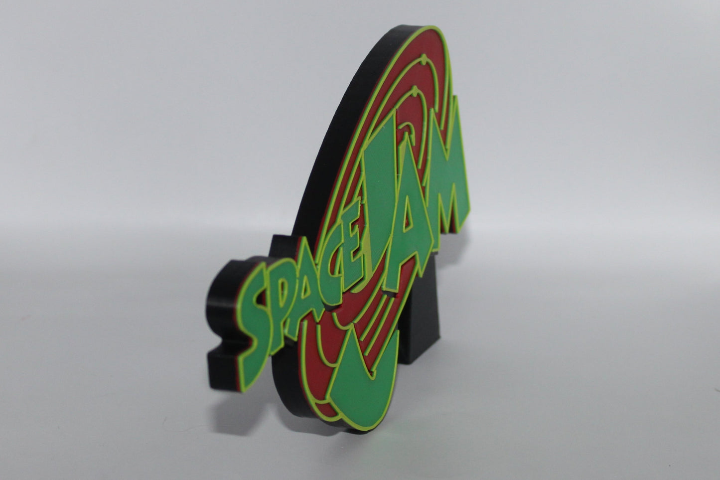 Space Jam 3D printed Logo Sign Wall Desk Shelf Art