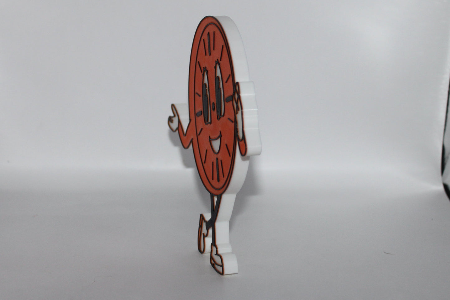 Ms. Minutes, Loki 3D printed Logo Sign Wall Desk Shelf Art