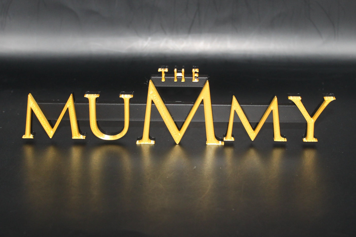 The Mummy 3D printed Logo Sign Wall Desk Shelf Art