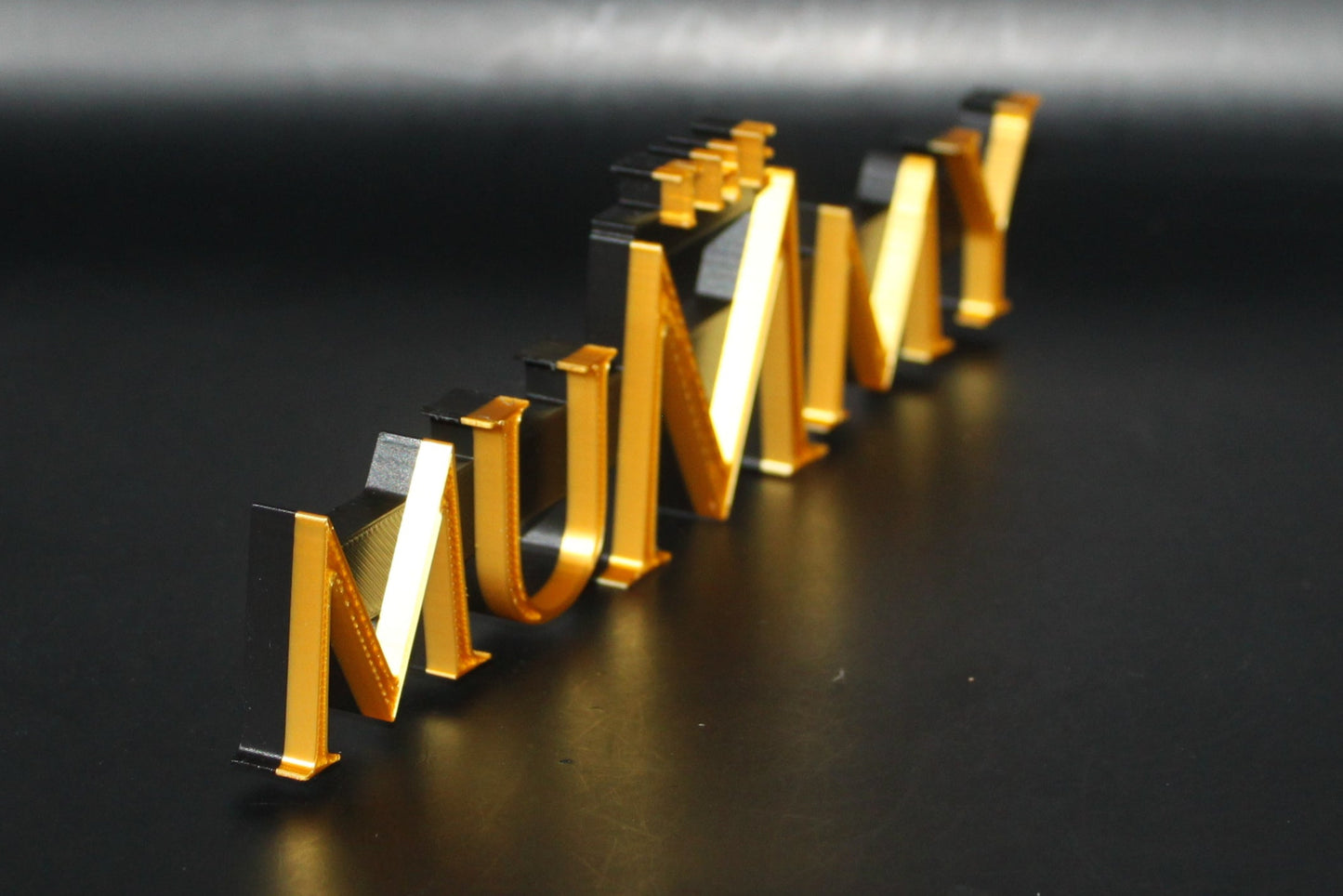 The Mummy 3D printed Logo Sign Wall Desk Shelf Art