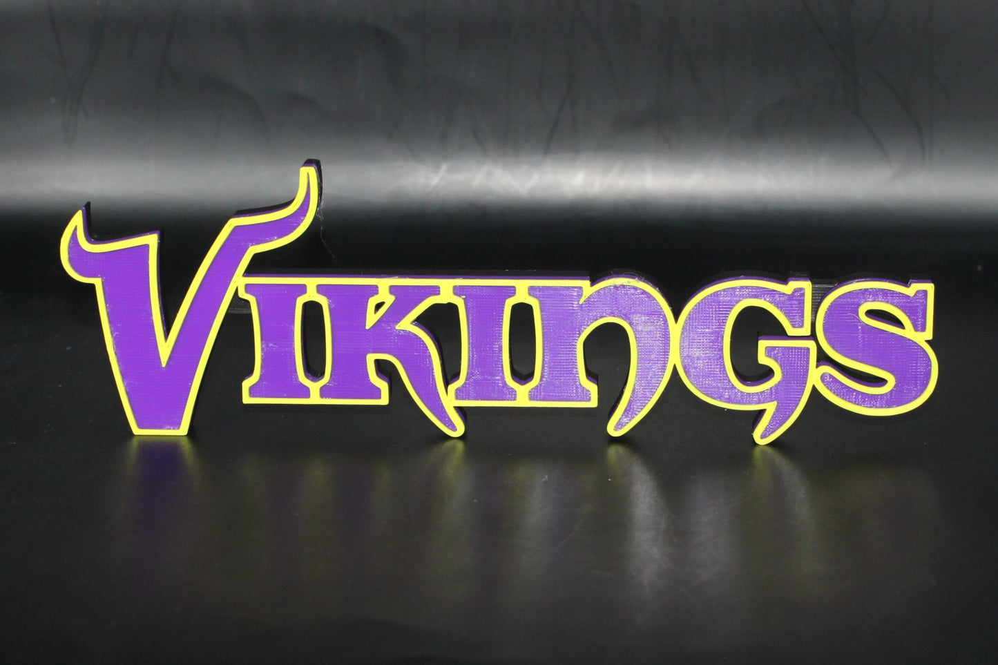 Minnesota Vikings, Vikings 3D printed Logo Sign Wall Desk Shelf Art