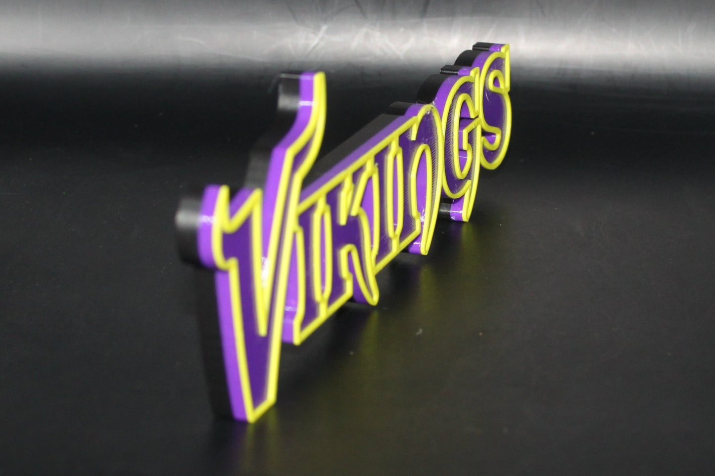 Minnesota Vikings, Vikings 3D printed Logo Sign Wall Desk Shelf Art