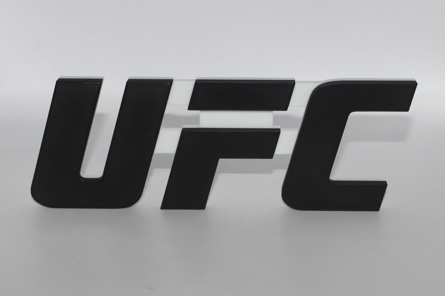 UFC 3D printed Logo Sign Wall Desk Shelf Art