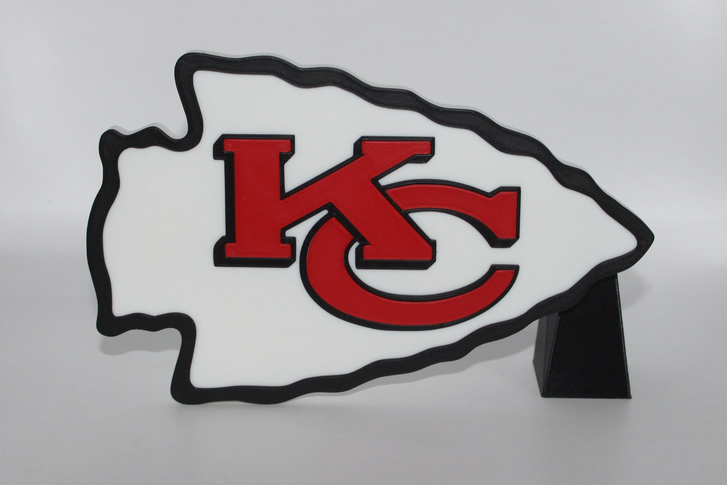 Kansas City Chiefs, Chiefs 3D printed Logo Sign Wall Desk Shelf Art