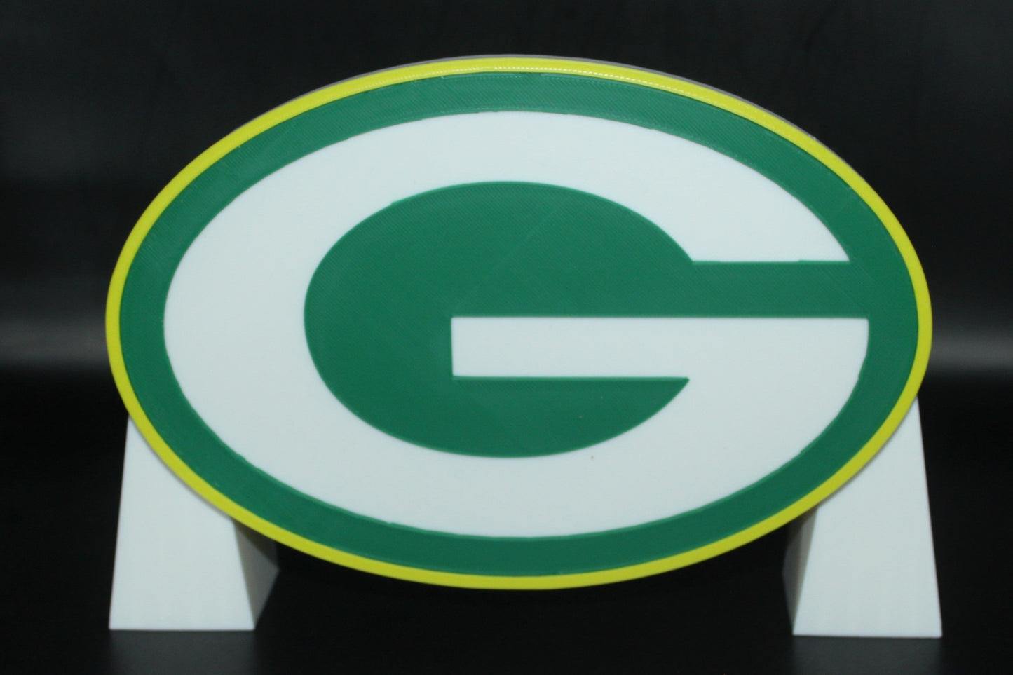 Green Bay Packers, Packers 3D printed Logo Sign Wall Desk Shelf Art