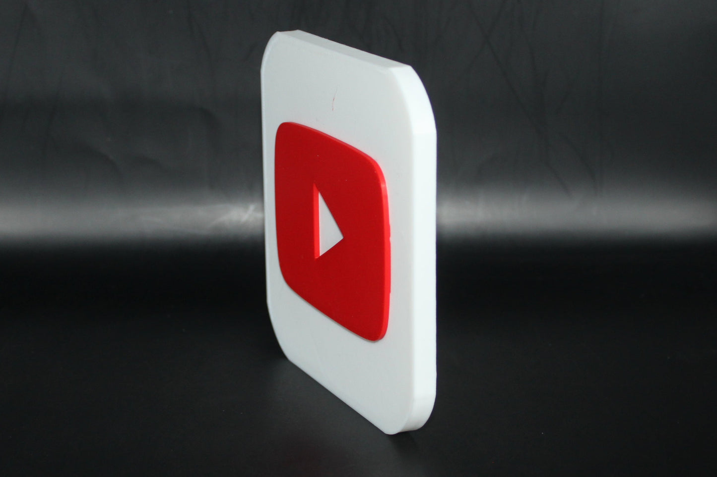 Youtube 3D printed Logo Sign Wall Desk Shelf Art
