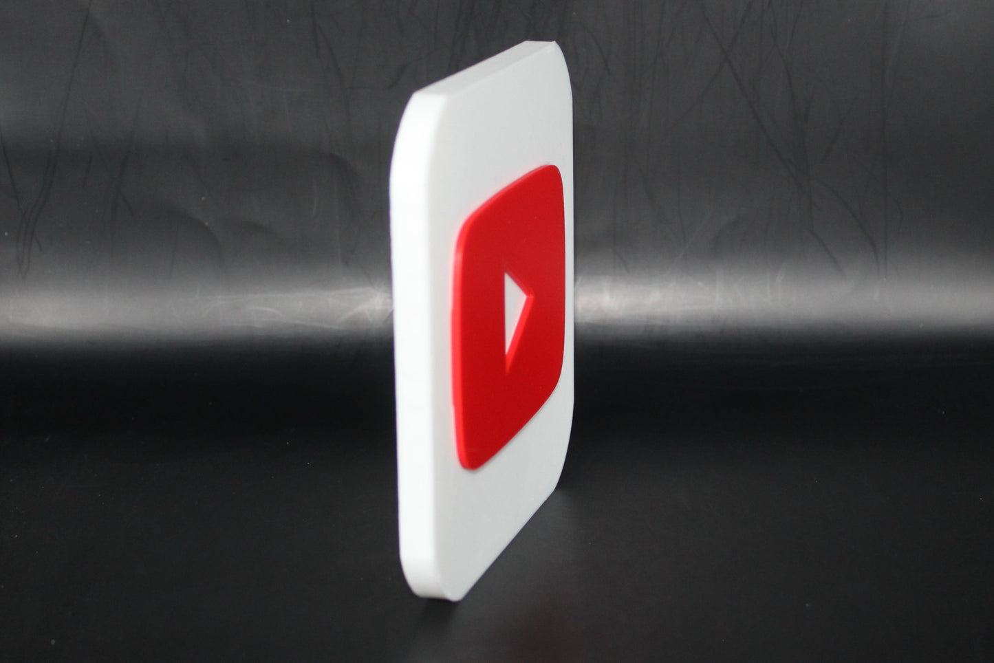 Youtube 3D printed Logo Sign Wall Desk Shelf Art