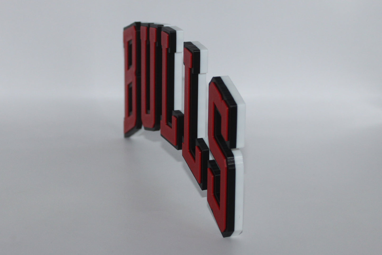 Chicago Bulls 3D printed Logo Sign Wall Desk Shelf Art