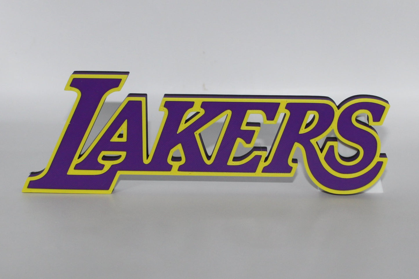 Los Angels Lakers 3D printed Logo Sign Wall Desk Shelf Art