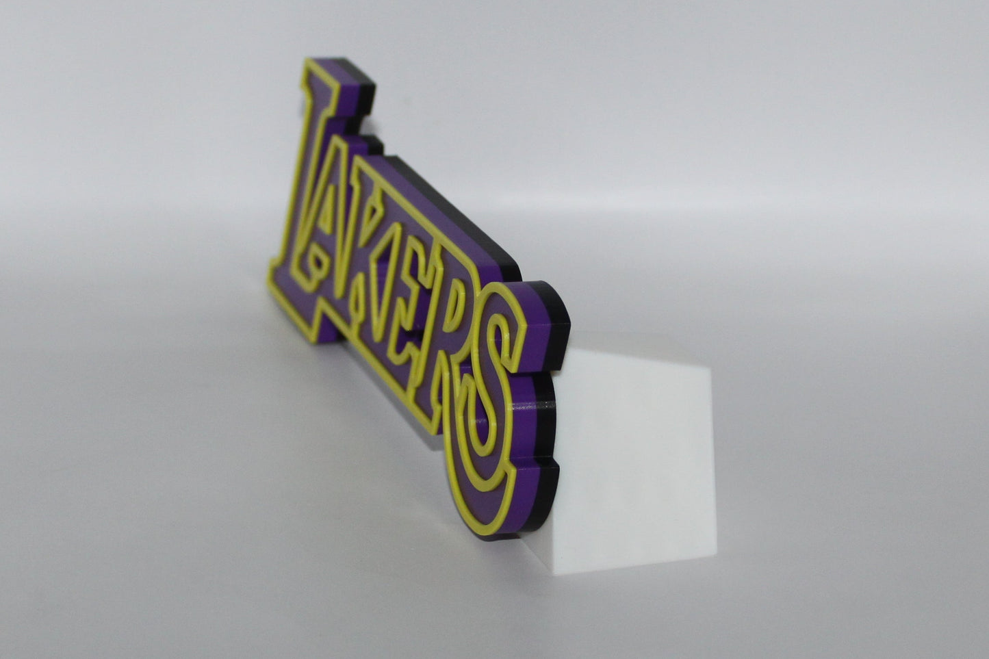Los Angels Lakers 3D printed Logo Sign Wall Desk Shelf Art