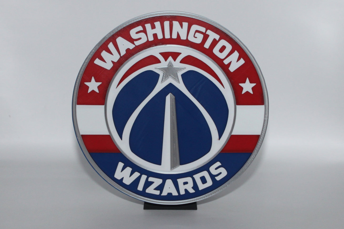 Washington Wizards 3D printed Logo Sign Wall Desk Shelf Art