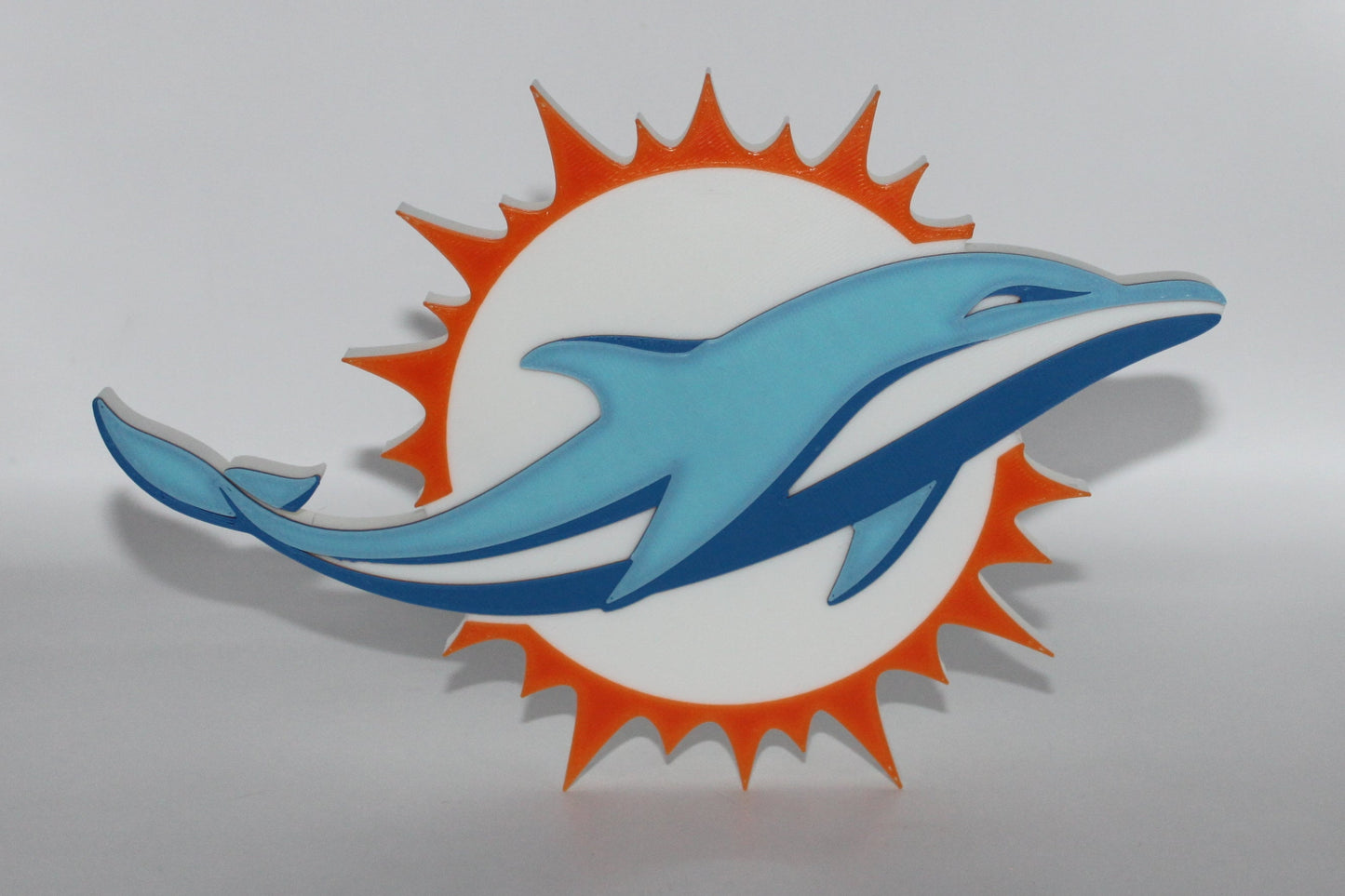 Miami Dolphins, National Football League 3D printed Logo Sign Wall Desk Shelf Art