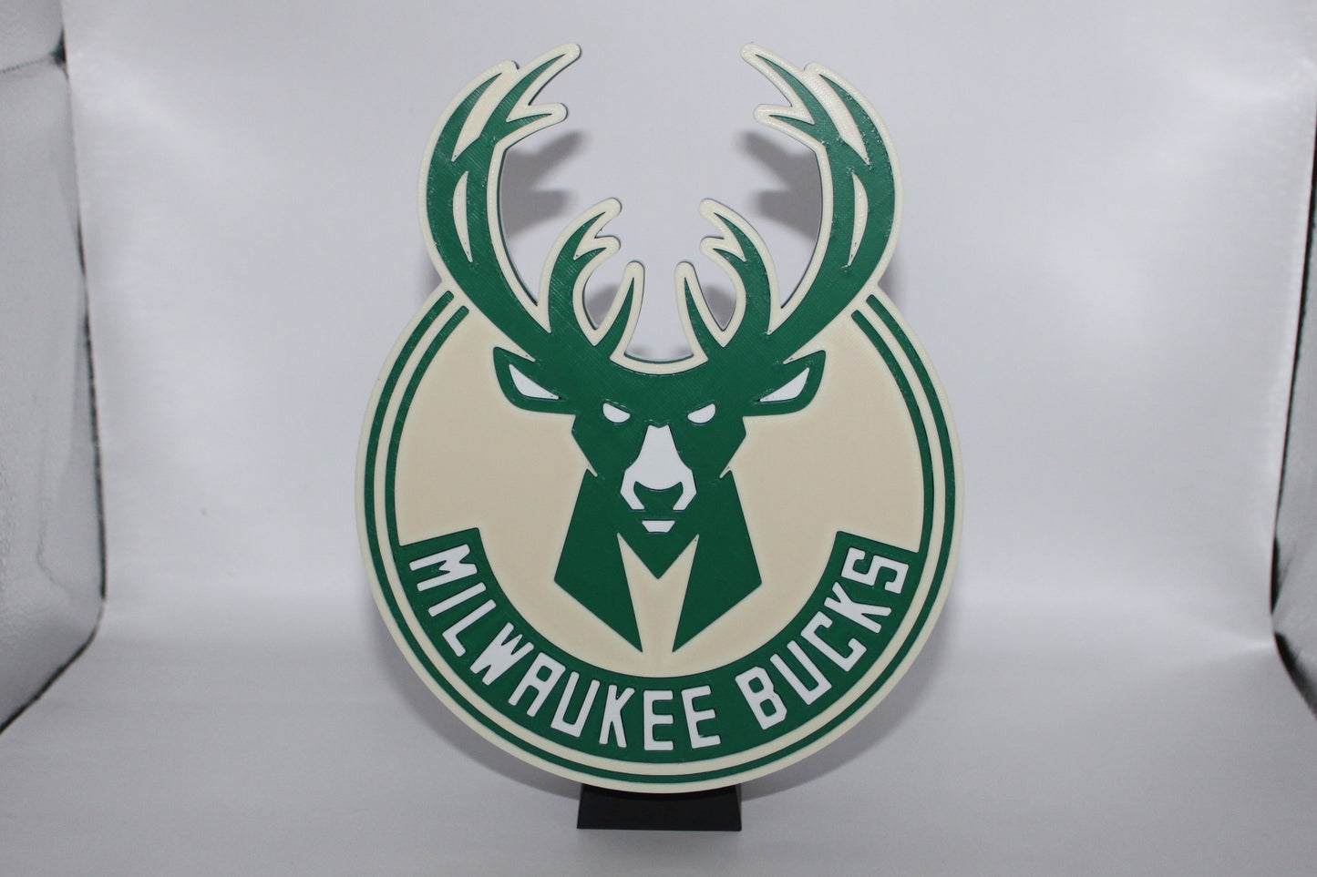 Milwaukee Bucks 3D printed Logo Sign Wall Desk Shelf Art