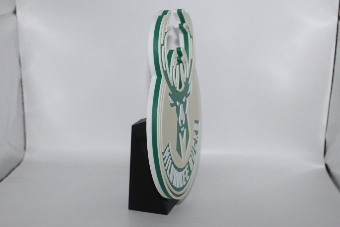 Milwaukee Bucks 3D printed Logo Sign Wall Desk Shelf Art
