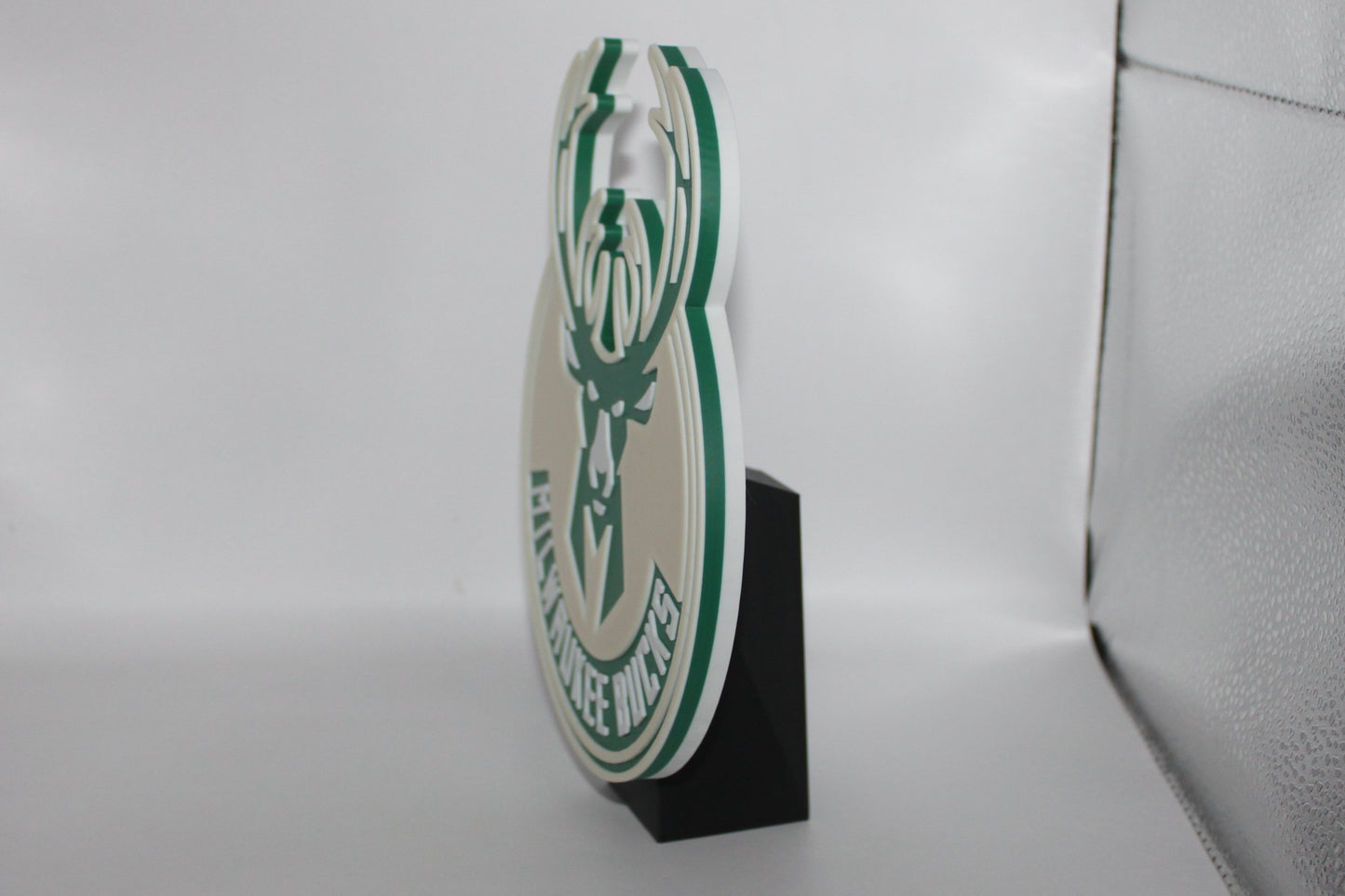 Milwaukee Bucks 3D printed Logo Sign Wall Desk Shelf Art