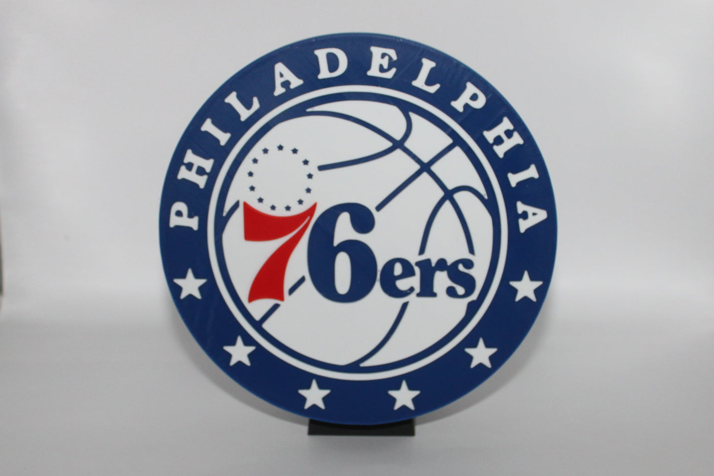 Philadelphia 76ers 3D printed Logo Sign Wall Desk Shelf Art