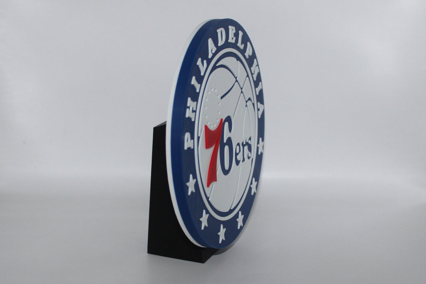 Philadelphia 76ers 3D printed Logo Sign Wall Desk Shelf Art