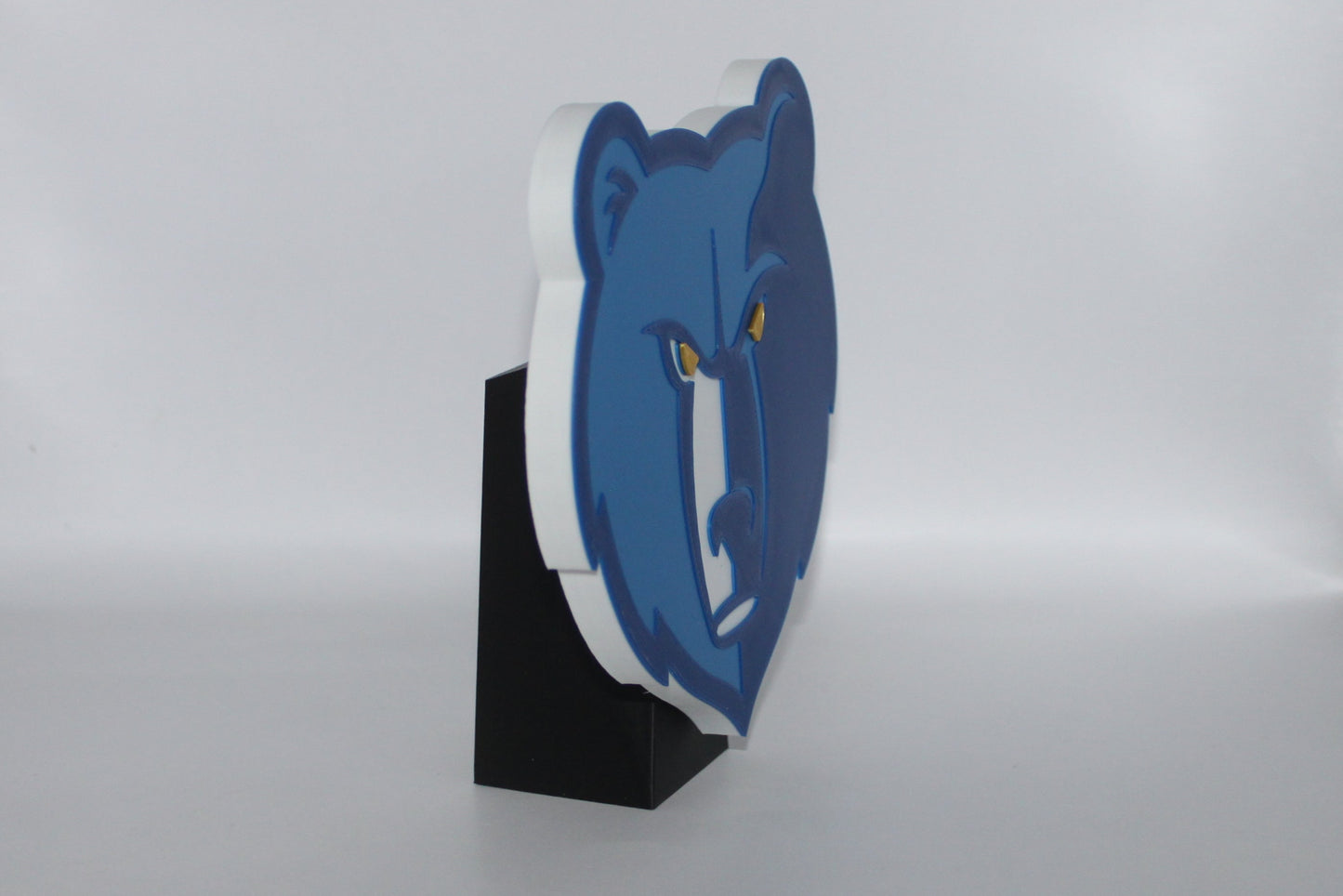 Memphis Grizzlies 3D printed Logo Sign Wall Desk Shelf Art